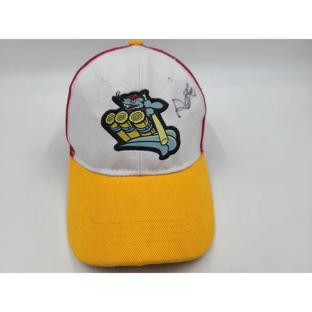 Wisconsin‎ Rapids Rafters Autographed Signed Mesh Snapback Hat Cap Northwoods Lg
